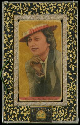 Picture, Helmar Brewing, T206-Helmar Card # 508, Effa MANLEY (HOF), Nice hat, Newark Eagles